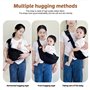 SPORWAY Porte-bébé Wild Ride : porte-bébé latéral réglable, multifonction, nouveau-né de la naissance à 36 mois, jusqu'à 15 kg