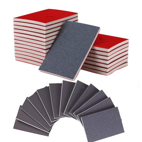 Tiusixsy 24 pcs Éponge de Ponçage
