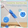 Alyvisun Hibou Assiette Ventouse pour Bébé, Bol Bebe en Silicone avec 3 Cuillère Fourchette Vaisselle Ventouses Enfant Plaque Co