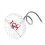 OTOTEC Lot de 200 épingles torsadées en plastique transparent avec boîte de rangement pour couvertures, napperons et jupes de li