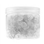OTOTEC Lot de 200 épingles torsadées en plastique transparent avec boîte de rangement pour couvertures, napperons et jupes de li