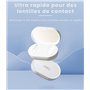 mfa® | Appareil de nettoyage à ultrasons pour lentilles de contact souples et rigides | Nettoyeur & éliminateur de protéines | M