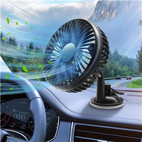 KTW1A3 Ventilateur de Voiture USB avec Ventouse