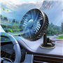 KTW1A3 Ventilateur de Voiture USB avec Ventouse