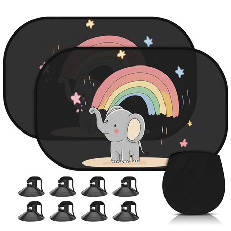 Cirulli Pare-Soleil Voiture Bébé avec Protection UV