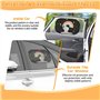 Cirulli Pare-Soleil Voiture Bébé avec Protection UV,Pare-Soleil Auto 51 * 31 cm,Film Solaire Auto avec Motifs d'éléphants Mignon
