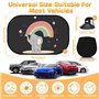 Cirulli Pare-Soleil Voiture Bébé avec Protection UV,Pare-Soleil Auto 51 * 31 cm,Film Solaire Auto avec Motifs d'éléphants Mignon