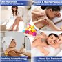 BBLTIFF Bombe de Bain, 16 Pièces Coffret Cadeau Boules de Bain, Bombe de Douche, Boule de Bain, Huiles Essentielles Naturelles, 