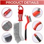 Brosse Métallique: Acier Inoxydable+Acier au Carbone+Laiton+Nylon