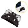 YKKJ Tambourin à Pied,Foot Tambourin Instrument de Musique à Percussion avec Métal Cloche pour Bras et Pieds (Noir, 1pc)