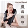 Appareil Massage avec Rouleaux de Massage à Shiatsu 3D Rotation & Vi