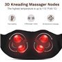Électrique Masseur Cervical pour Dos et Cou avec Chauffage, Appareil Massage avec Rouleaux de Massage à Shiatsu 3D Rotation & Vi