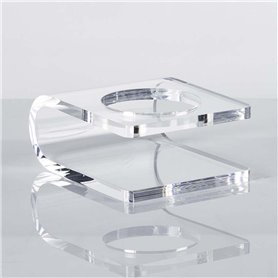 CAYB Support de Ballon Design en Verre Acrylique de qualité supérieure pour Football