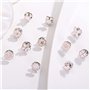Dzmuero Broche Femme Vetement Bouton Pins Broche de Perles pour Les Boutons de Broche de Chemise pour Femmes, 40 Pièces
