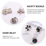 Dzmuero Broche Femme Vetement Bouton Pins Broche de Perles pour Les Boutons de Broche de Chemise pour Femmes, 40 Pièces