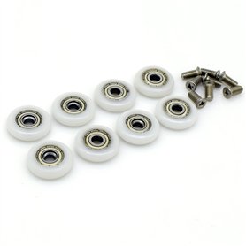 Roulettes pour porte de douche diamètre 23 mm