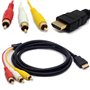 1.5 m HDMI mâle vers 3 RCA câble adaptateur AV Audio Vidéo extension de code pour TV HDTV DVD 1080p M/M Converter connecteur pla