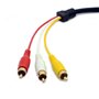 1.5 m HDMI mâle vers 3 RCA câble adaptateur AV Audio Vidéo extension de code pour TV HDTV DVD 1080p M/M Converter connecteur pla