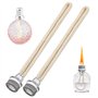 2 PCS Mèches Lampe a Huile