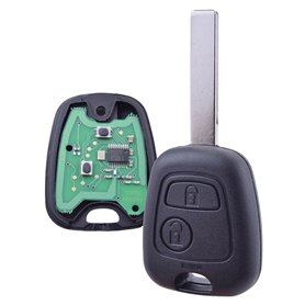 ANGOFIZ Clé Vierge ID46 Electronique à Programmer Compatible avec Peugeot 107 207 307 407 807 Citroen C1 C2 C3 C4 C5 Toyota Aygo