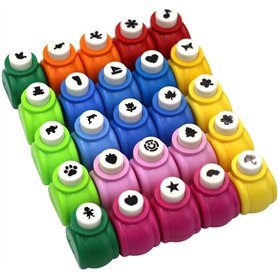25 perforatrices à papier pour loisirs créatifs Mignonnes