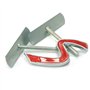 QIDIAN -Badge d’emblème de lettre de voiture Autocollants pour Cooper S ONE JCW F54 F55 F56 F57 F60 R56 R57 R58 R59 R60 R61 Club