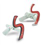 QIDIAN -Badge d’emblème de lettre de voiture Autocollants pour Cooper S ONE JCW F54 F55 F56 F57 F60 R56 R57 R58 R59 R60 R61 Club
