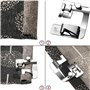 Pied presseur,6 pièces Pied Ourlet Roulotté en Acier Inoxydable Pied Presseur Ourlet Roulé Pied de Biche Couture Pied de Biche à
