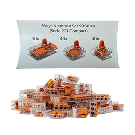 Wago Lot de 90 bornes série 221 Compact 2