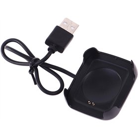 Câble de charge noir de 30 cm pour montre intelligente HW22
