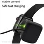 Câble de charge noir de 30 cm pour montre intelligente HW22, chargeur magnétique, support de station d'accueil, câble de charge 
