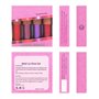 Métallique Briller Rouge à Lèvres, 4pcs Couleurs Glitter Lip Kit,Gloss à Lèvres Pailleté à Haute Brillance,Longue Durée, Résista