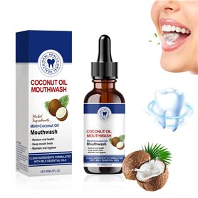 Bouche à l'huile de Noix de Coco pour les Dents