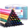 Stylo aquarelle lavable aquarelle coloriage stylo à dessin différentes couleurs marqueur stylo graffiti