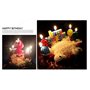 Bougie D'anniversaire Sucrée Coloré Joyeux Anniversaire Alphabet Bougies Et Ballon Bougies Kit Pour Cupcake Toppers Gâteau Décor