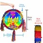 Piñata d'anniversaire 18 ans avec bâton et bandeau pour les yeux