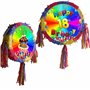 Piñata d'anniversaire 18 ans avec bâton et bandeau pour les yeux