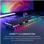ROCCAT Vulcan II Max Clavier de jeu PC optique-mécanique avec touches lumineuses RVB personnalisables et repose-paume, commutate