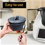Caremore 6pcs brosse de nettoyage brosse nettoyant set accessoires outil pour tous les couteaux de bol de thermocuiseur idéal po