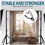 Zwenjuan Pince de Serrage Backdrop Clamp Clip,12 pièces Pinces à Toile de Fond,Support de Fond Clips Supports de décors pour Stu