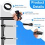 Zwenjuan Pince de Serrage Backdrop Clamp Clip,12 pièces Pinces à Toile de Fond,Support de Fond Clips Supports de décors pour Stu