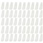 Lot de 50 éponges de maquillage réutilisables pour nail art