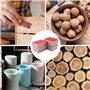Lot de 26 éponges abrasives - Grain - Bloc de ponçage humide - Papier abrasif sec - Pour bois, métal, peinture, meubles, polissa