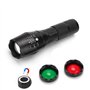 Lampe Torche Multicolore avec Filtre Vert Rouge