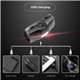 WESLITE Lampe Frontale Rouge, Puissante Lampes Frontales LED Rechargeable avec Lumière Rouge Phare de Chasse Zoom Capable pour l
