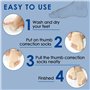 home harbor Hallux Valgus, Bandage De Ecarteur Orteil, Correcteur Chaussettes Pour Hallux Valgus, Femmes Hommes Redresseur Separ