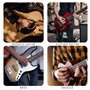 1 pc Accordeur de Guitare Capodastre de Guitare Accordeur Electronique Accessoires pour Instrument de Musique Convient pour Guit