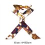 Lot de 4 bandeaux africains avec 2 bandeaux en soie - Foulards bohémiens - Imprimé rétro - Bandeau extensible - Bandeau de sport
