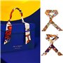Lot de 4 bandeaux africains avec 2 bandeaux en soie - Foulards bohémiens - Imprimé rétro - Bandeau extensible - Bandeau de sport