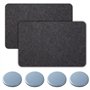 Lot de 2 tapis résistants à la chaleur pour friteuse à air